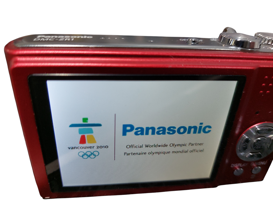 Panasonic Lumix Vancouver 2010 Olympics Red Digital Camera DMC-ZR1