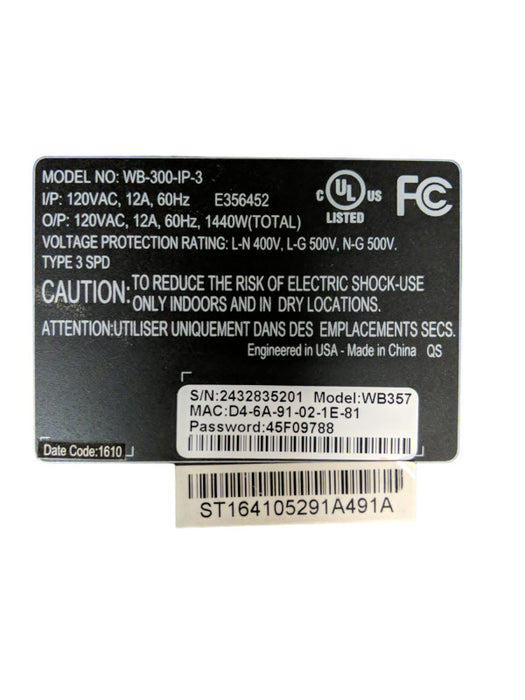 WattBox WB-300-IP-3 IP Power Conditioner
