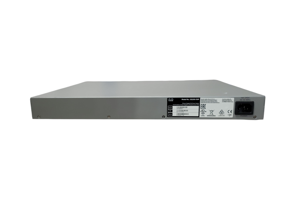 Cisco SG200-50P 50-Port Gigabit Ethernet Managed PoE Switch