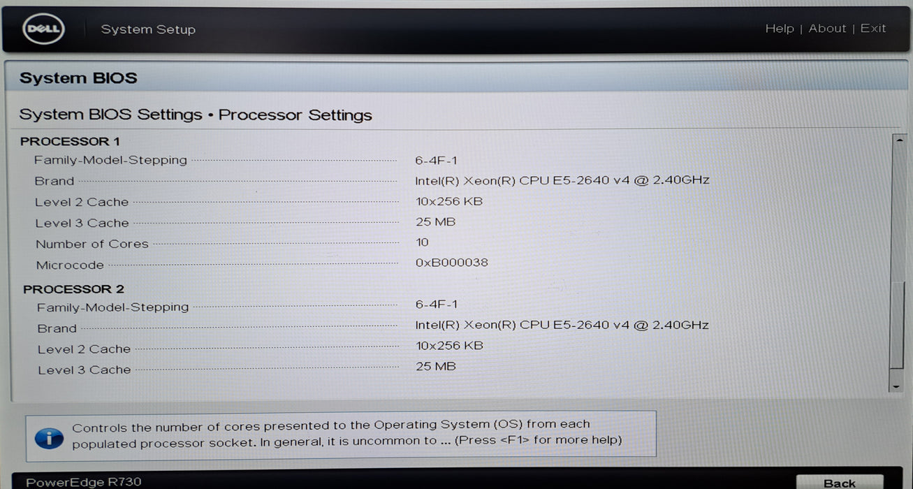 Dell PowerEdge R730 8x 2.5" | 2x Xeon E5-2640 v4 @2.40GHz, 64GB DDR4, H730 Mini