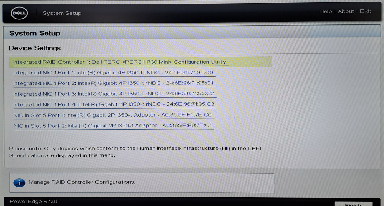 Dell PowerEdge R730 8x 2.5" | 2x Xeon E5-2640 v4 @2.40GHz, 64GB DDR4, H730 Mini