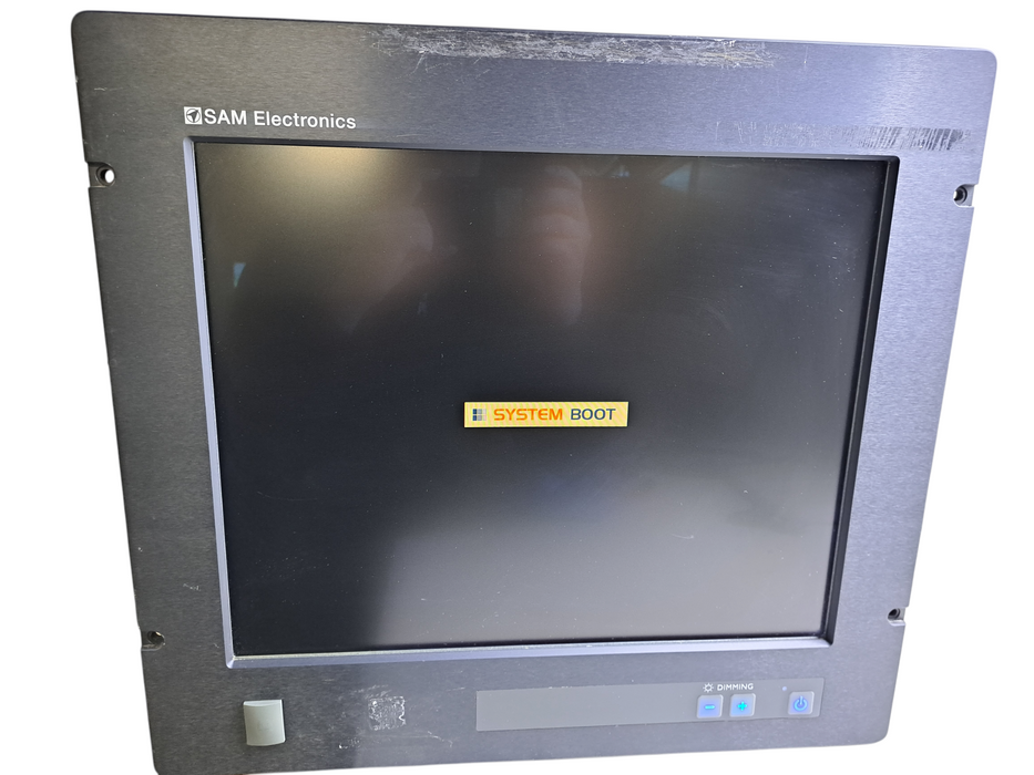 Sam Electronics TFM19L2-230 HMI Touch Panel Display *Power On Tested*