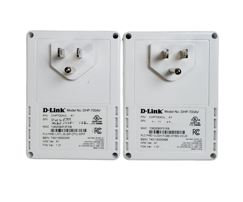 D-Link Powerline AV2 2000 Adapters - DHP-700AV -  CHP700AVL
