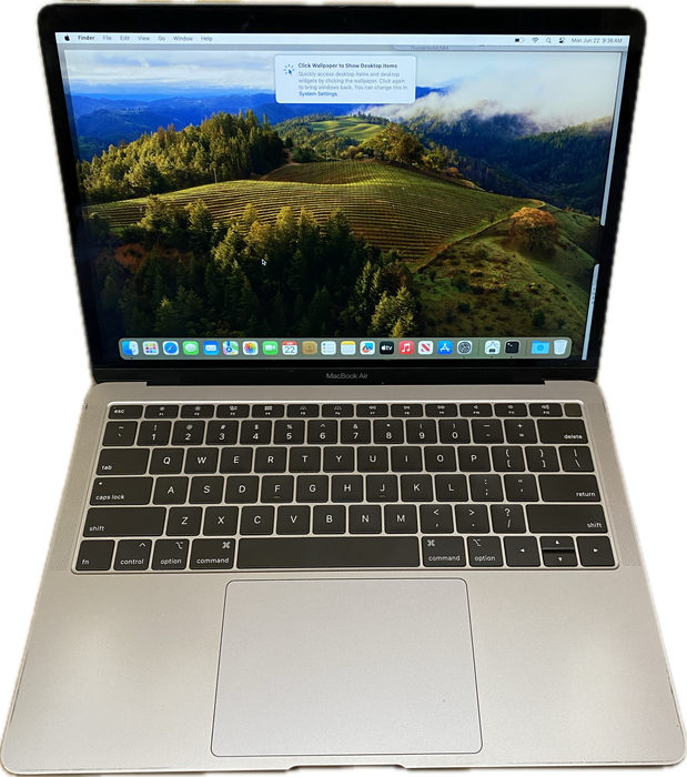 Apple MacBook Air 13" 2019 i5-8210Y 8GB RAM 128GB SSD No Power Adapter READ!