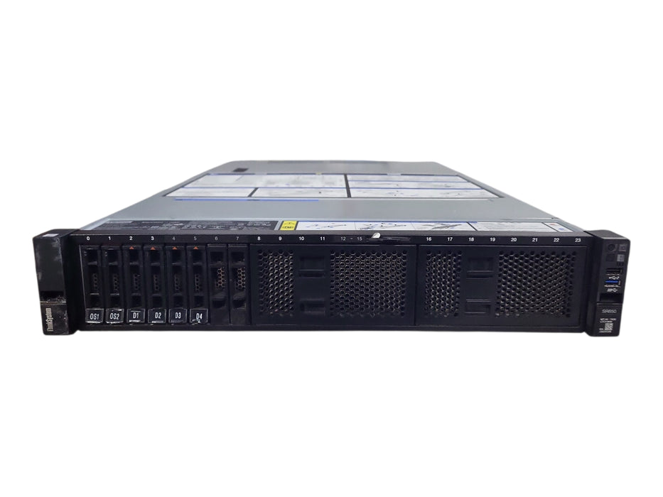 Lenovo SR650, 2x Xeon Silver 4214, 32GB DDR4, 930-16i 4GB, 2x 1600W 240V PSU