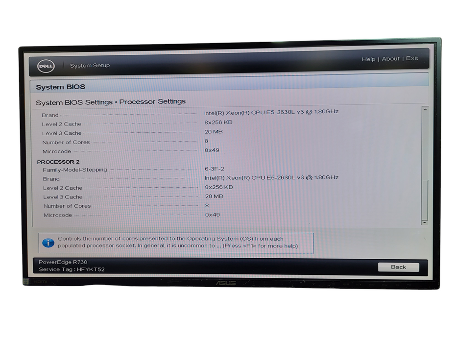 Dell PowerEdge R730 3.5" 2x Xeon E5-2630L v3, 16GB DDR4, H730 Mini - No HDD READ