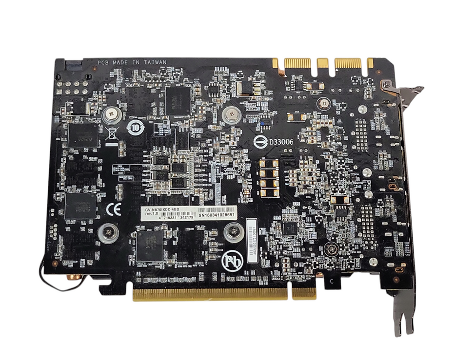 Gigabyte GeForce GTX 970 4GB Mini ITX OC Edition GPU GV-N970IXOC-4GD