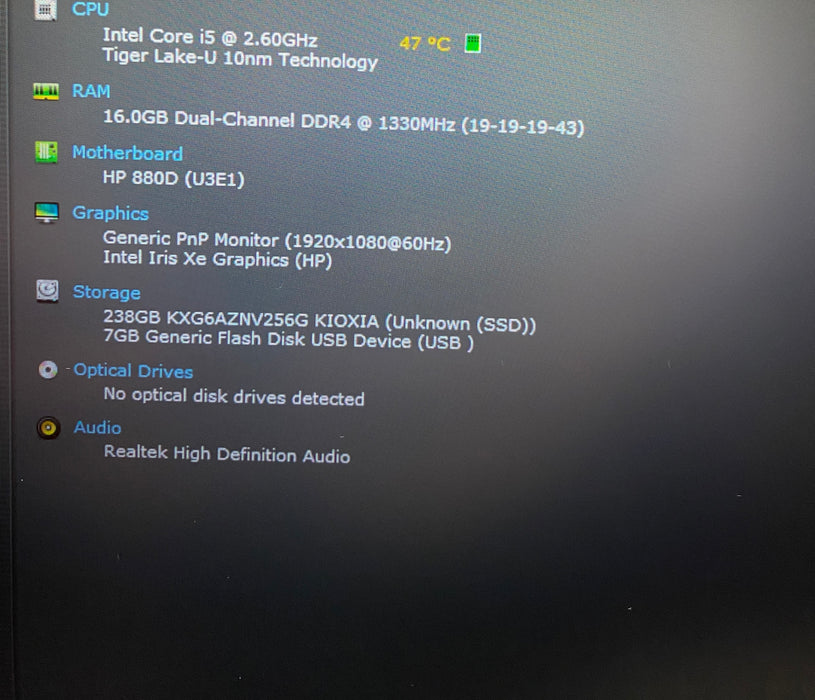 HP EliteBook 840 G8 Core i5- 1145G7 2.60GHz vPRO 16GB RAM 256GB SSD READ!