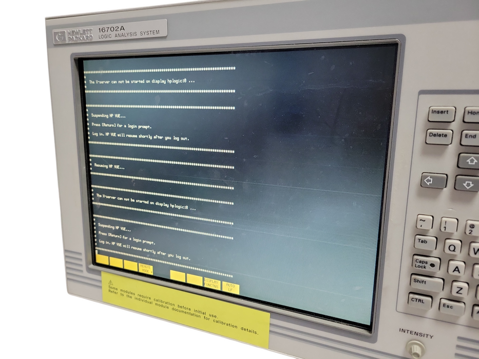 HP Agilent Keysight 16702A Logic Analysis System READ