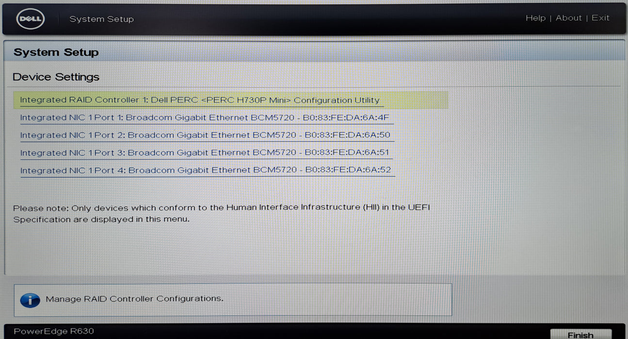 Dell PowerEdge R630 8x 2.5" | 1x Xeon E5-2650 v3 @2.30GHz, 32GB DDR4, H730P Mini