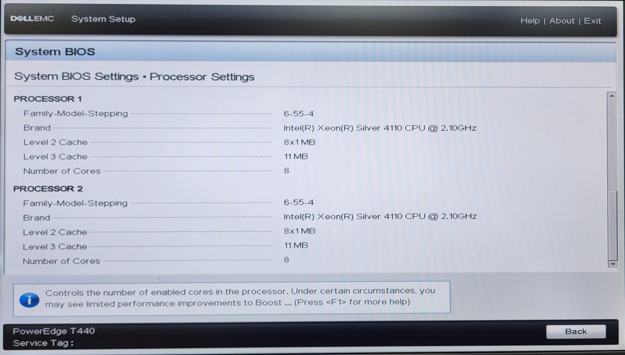 Dell PowerEdge T440 16x2.5", 2x Xeon Silver 4110, 32GB DDR4, H730P, No HDD