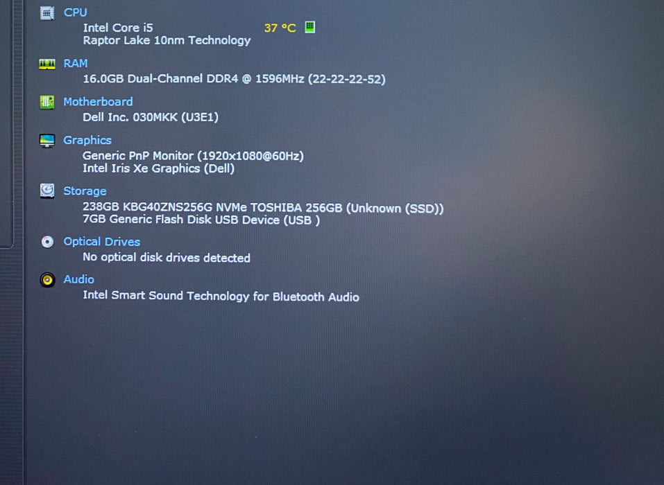 Dell Latitude 5440 Core i5-1345U 1.60GHz 16GB RAM 256GB SSD