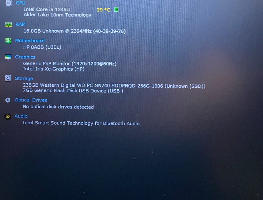 HP EliteBook 840 14" G9 Core i5-1245U 1.60GHz 16GB RAM 256GB SSD