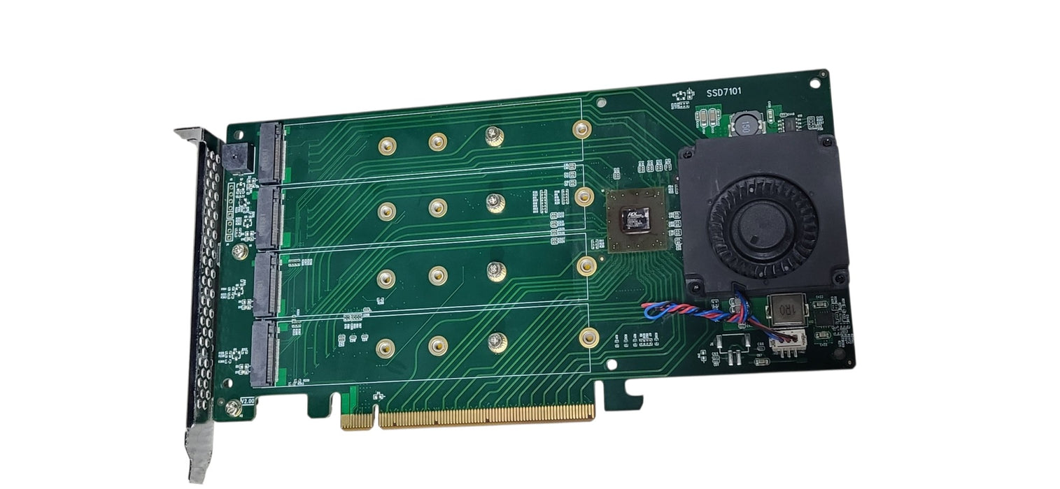 HighPoint SSD710A PCIe x16 NVMe RAID Controller Card 4x M.2 SSD RAID Controller