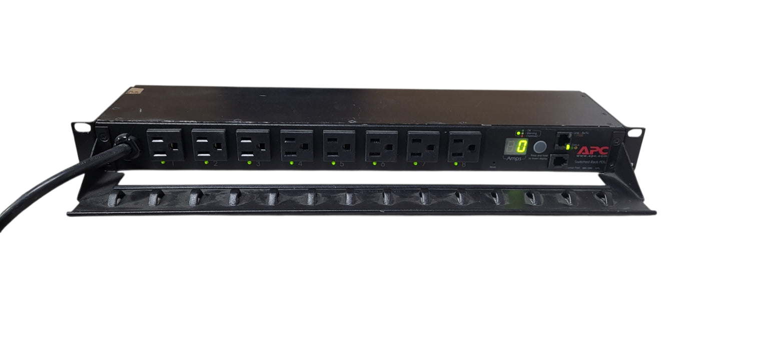 APC AP7900 Switched Rack PDU 1U 15A 120V 8-Outlet Remote Management PDU