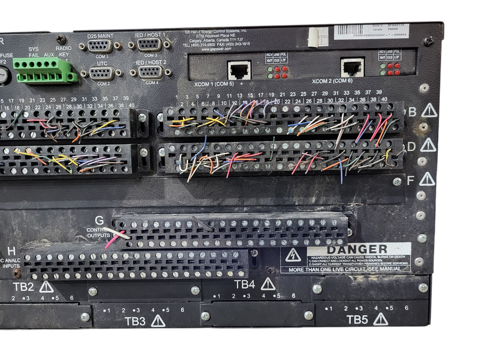 GE Multilin D25 Multifunction Bay Controller READ