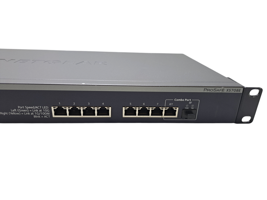 NETGEAR XS708Ev2 - ProSAFE 8-Port 10-Gigabit Ethernet Web Managed Switch