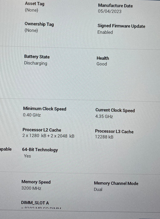 Dell Latitude 5440 Intel core i5- 1345U 1.60GHz 16GB RAM 256GB SSD READ