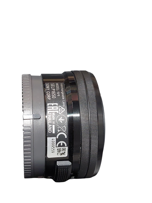 Sony Interchangeable Lens Model: SELP1650   0.25m/0.82ft-0.30m/0.98ft 16-50 OSS