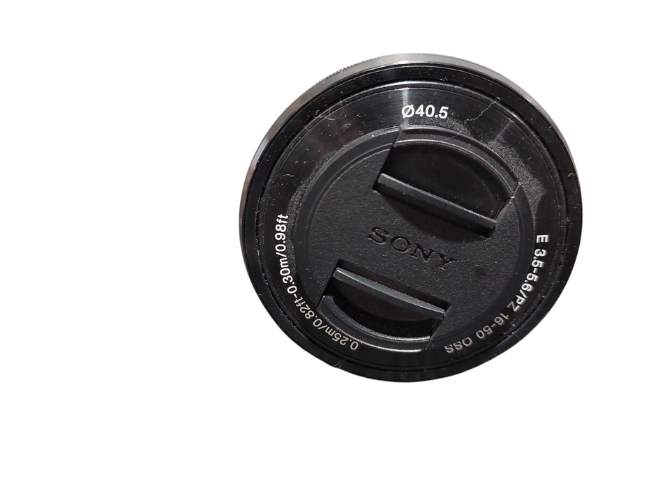 Sony Interchangeable Lens Model: SELP1650   0.25m/0.82ft-0.30m/0.98ft 16-50 OSS