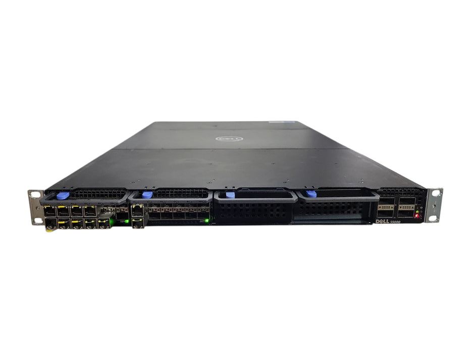 Dell S5000 Gigabit Switch w/ 2x S5000-MOD-12xETH10-F & 2x PSU