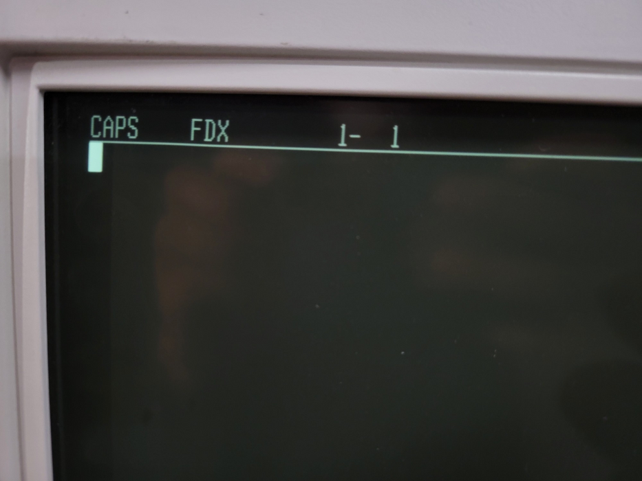Wyse WY-150 12” CRT Terminal Monitor Vintage White Display