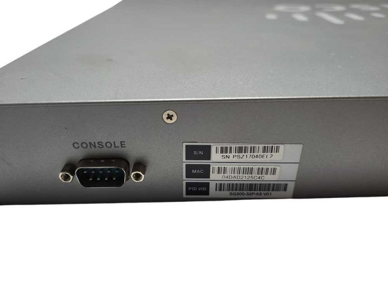 Cisco SG300-52P | 52-Port Gigabit PoE Managed Network Switch | 2x SFP, READ