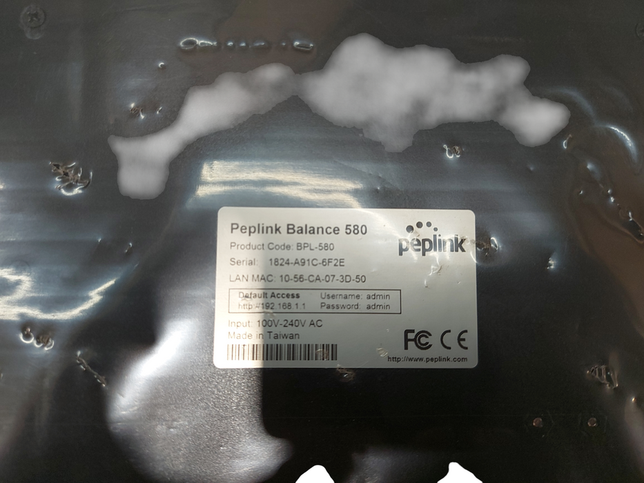 Peplink Balance 580 Load Balancing Multi-wan Router Bpl-580