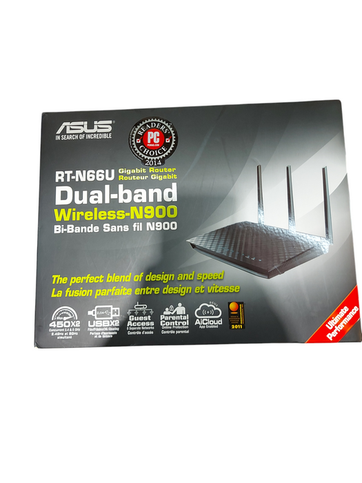 ASUS RT-N66U Dual-band Wireless-N900 Gigabit Router