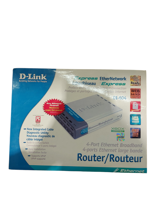 D-Link DI-604 4-Port Ethernet Broadband Router