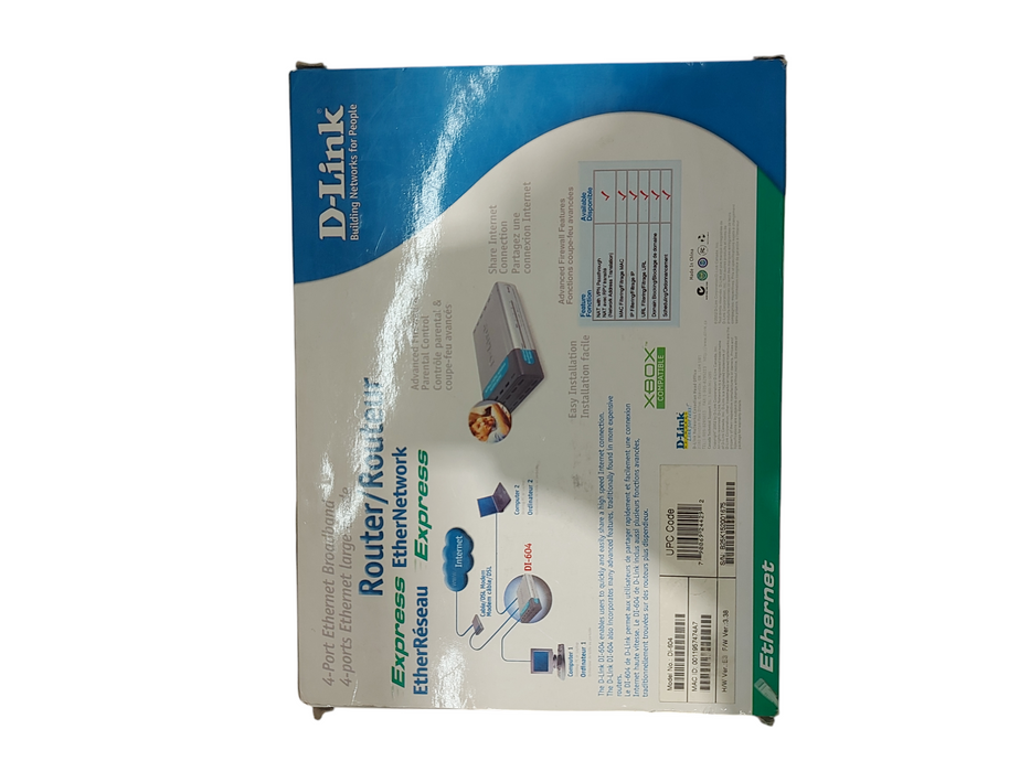 D-Link DI-604 4-Port Ethernet Broadband Router