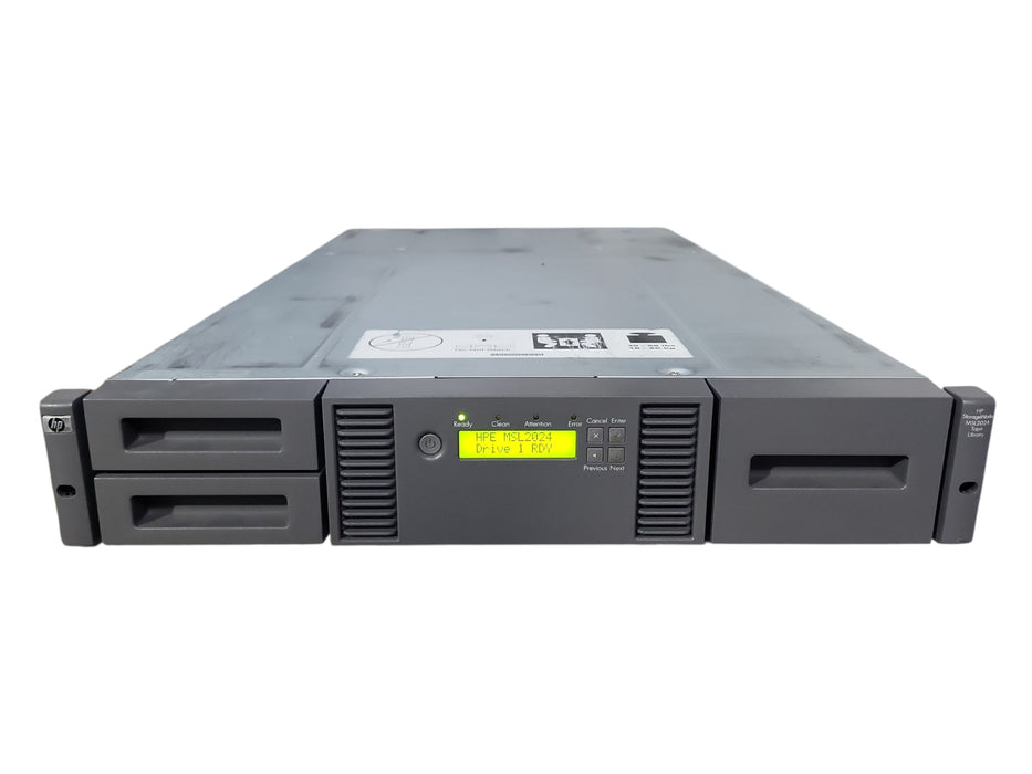 HP StorageWorks MSL2024 Tape Library with 1x LTO 5 SAS