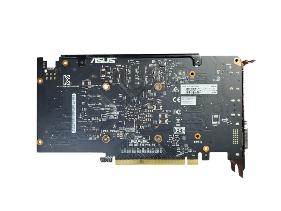 ASUS NVIDIA GeForce GTX 1050 Ti 4GB GDDR5 Graphics Card (DUAL-GTX1050TI-O4G)