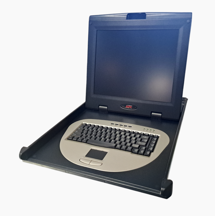 APC AP5017 17" 1U KVM Rack Mount LCD Monitor Keyboard Console