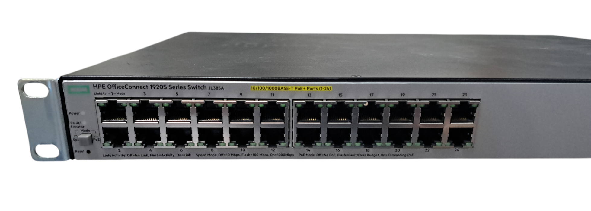 HPE OfficeConnect 1920S 24P + 2 SFP POE Series Switch JL385A