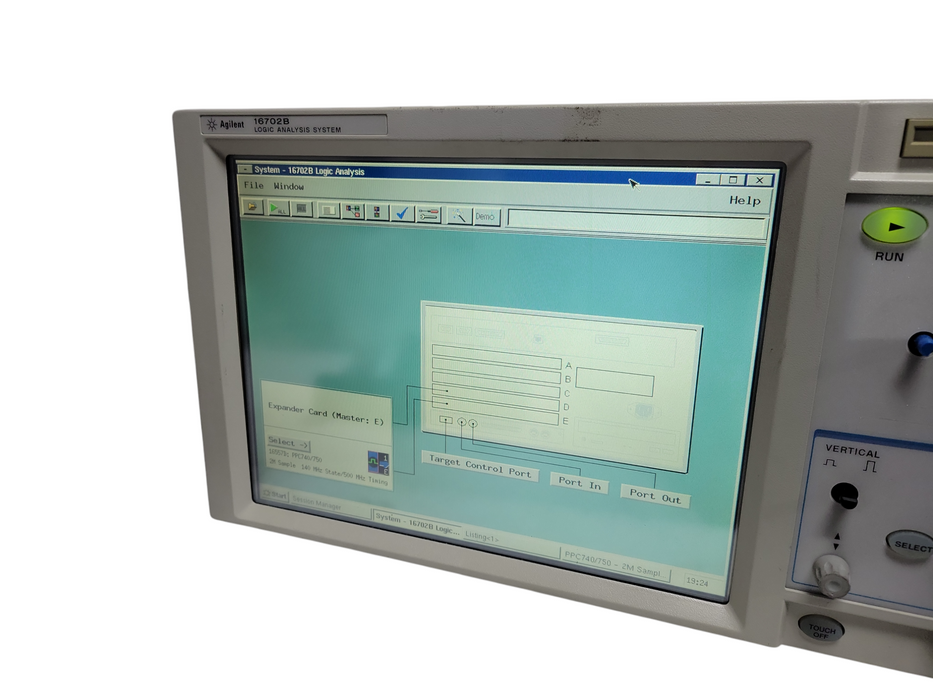 AGILENT 16702B LOGIC ANALYSIS SYSTEM READ