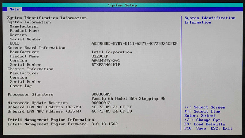Custom PC/Intel S1200KP, E3 1220L v2 2.30GHz, 16GB DDR3, 1TB SSD