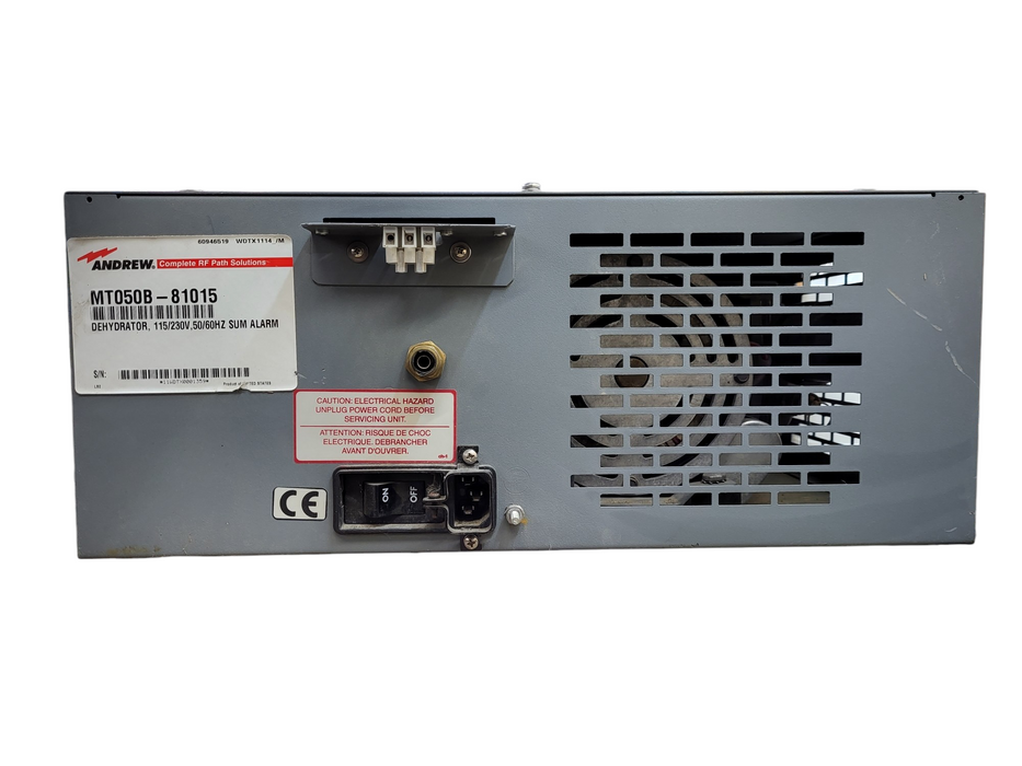 COMMSCOPE Andrew Solutions DryLine Dehydrator MT050B-81015 115V 50/60Hz