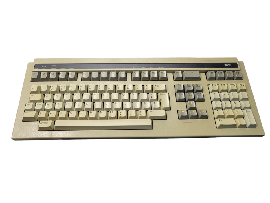 Wyse WY85 Gate Array #840366-01 Keyboard - No Cord