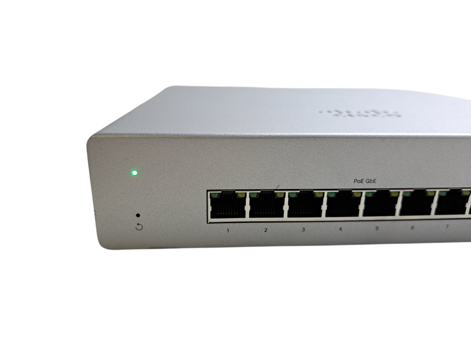 Cisco Meraki MS120-8FP-HW | 8-Port Gigabit PoE Managed Switch UNCLAIMED