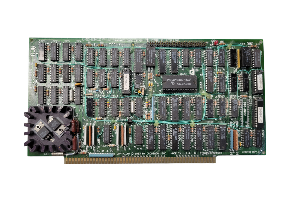 Cromemco MCU 512MSU 512KB ECC RAM S-100 Memory Board Set 68000 Rare Vintage