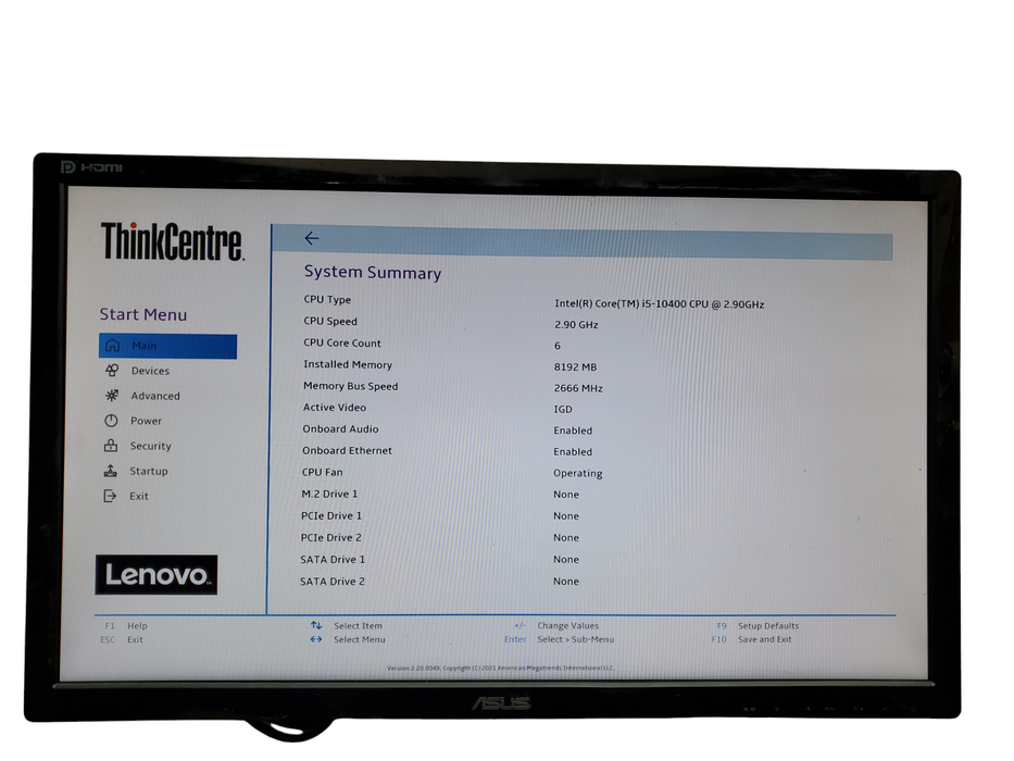 Lenovo ThinkCentre M70c SFF, i5-10400, 8GB DDR4, No HDD/OS