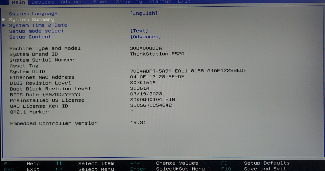 Lenovo ThinkStation P520C - Xeon W-2235, 16GB DDR4, K2000 - No HDD
