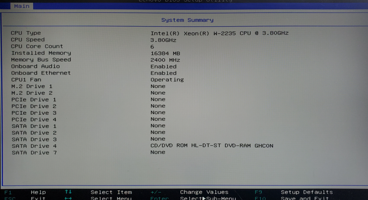 Lenovo ThinkStation P520C - Xeon W-2235, 16GB DDR4, K2000 - No HDD