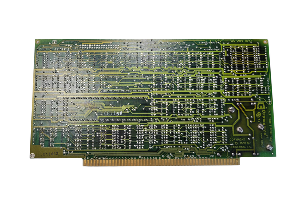 Cromemco DPU Dual Processor Z80 Motorola 68000 S-100 Board Rare Vintage IMSAI