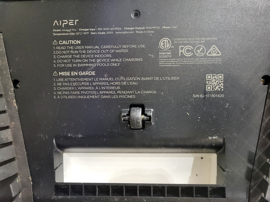 AIPER Seagull Pro Cordless Robotic Pool Cleaner No charger