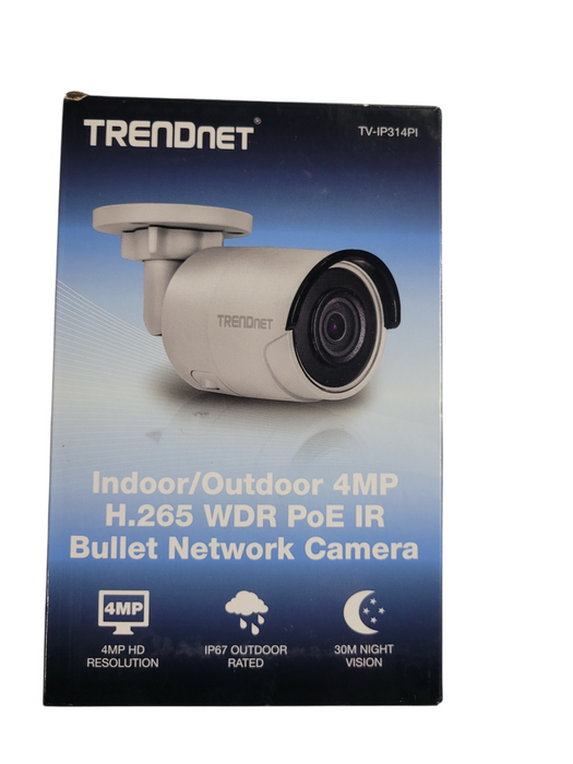 TrendNet Indoor / Outdoor 4 MP PoE Day / Night Network Camera TV-IP314PI