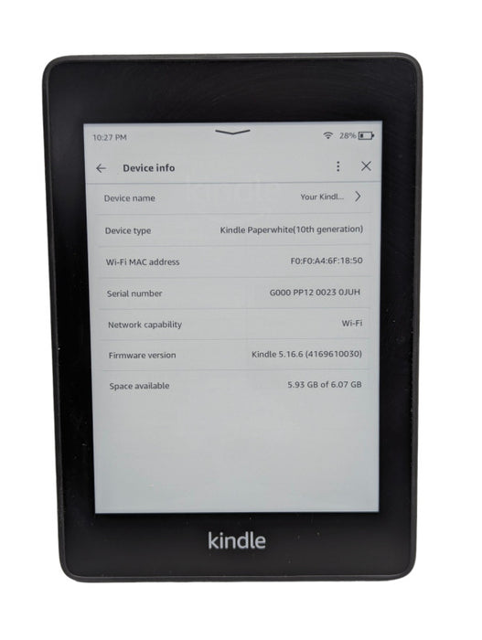 Kindle Paperwhite 10th generation with Optional Backlit eReader  Q-