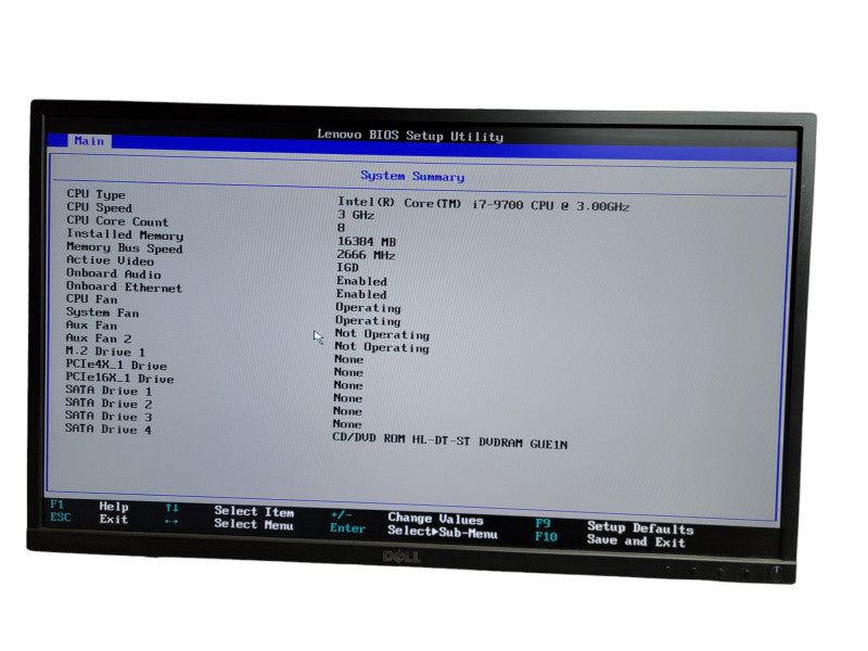 Lenovo ThinkStation P330 i7 - 9700 CPU @  3.00GHz 16GB DDR4 Ram QÎ¸
