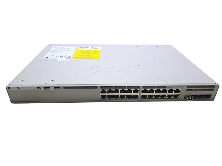 Cisco C9200L-24P-4X-E V02 | 24-Port Gigabit PoE+ Switch 4x 10G SFP+ w/ 1x 600W